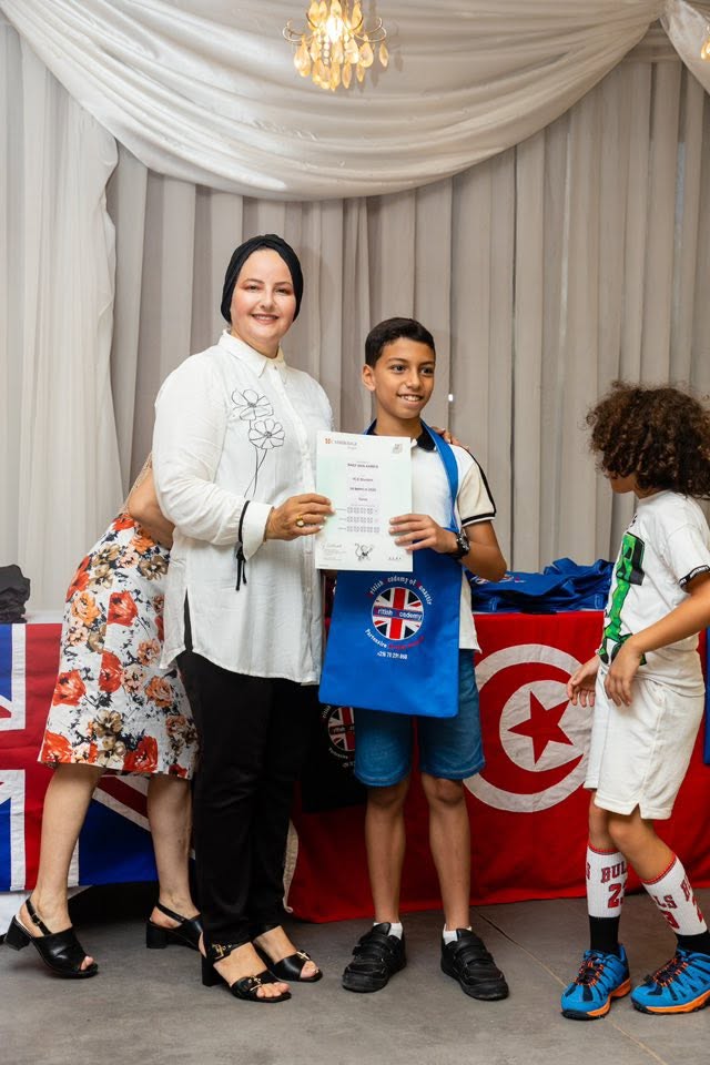 British Academy of Monastir certificate award
